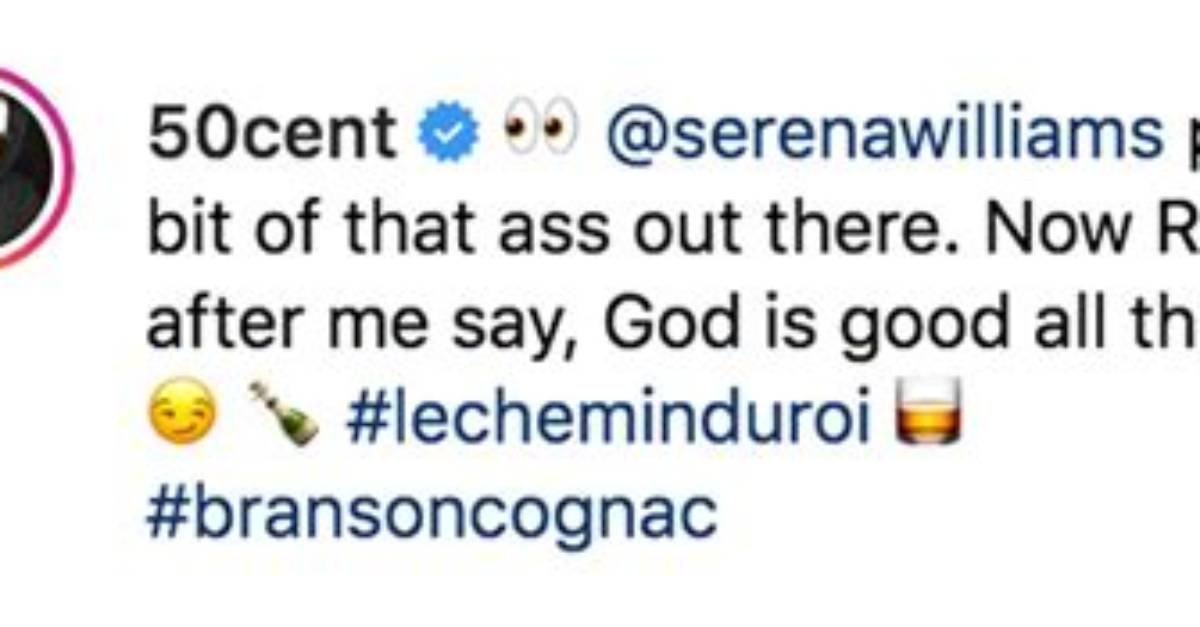 50 Cent Raves over Serena Williams’ Unretouched ‘Harper’s Bazaar’ Cover — ‘God Is Good’
