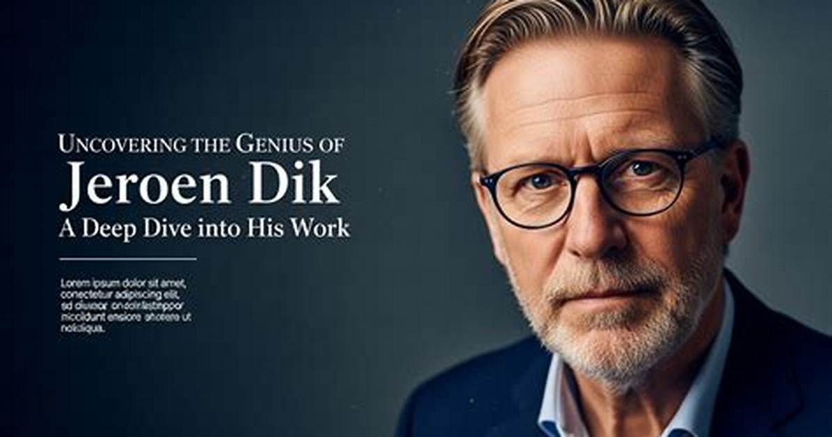 A Deep Dive into His Creative Genius