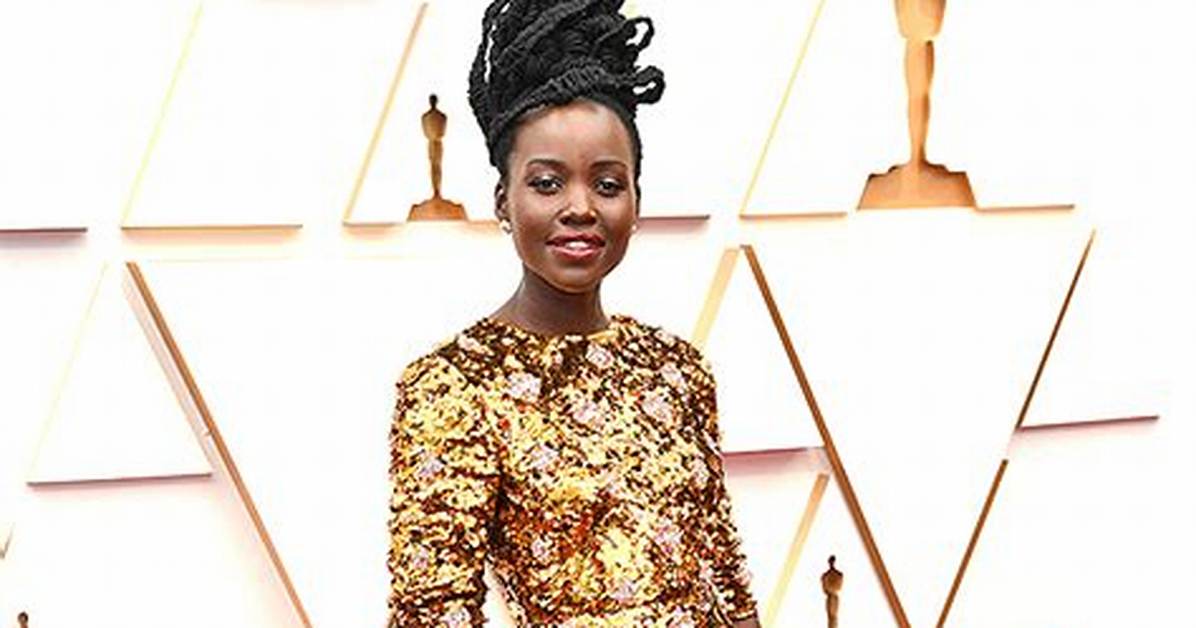 Actress Stuns in Gold Prada Gown – Hollywood Life
