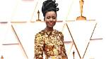 Actress Stuns in Gold Prada Gown – Hollywood Life