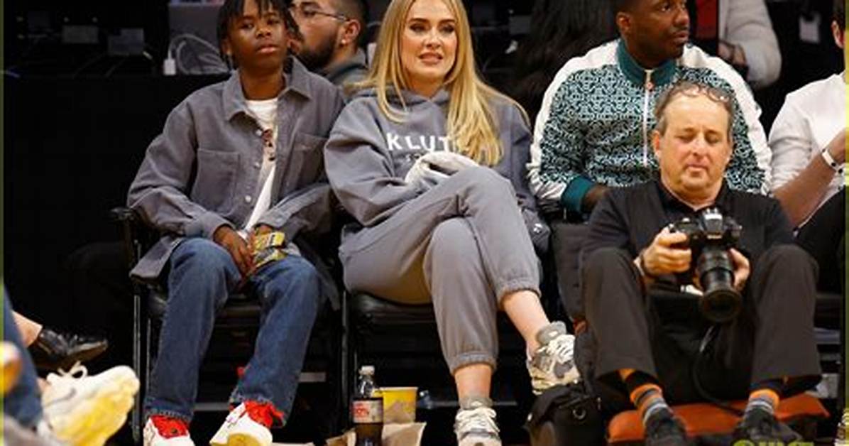 Adele & Rich Paul Sit Courtside at Lakers Game Next to Kim Kardashian – Hollywood Life