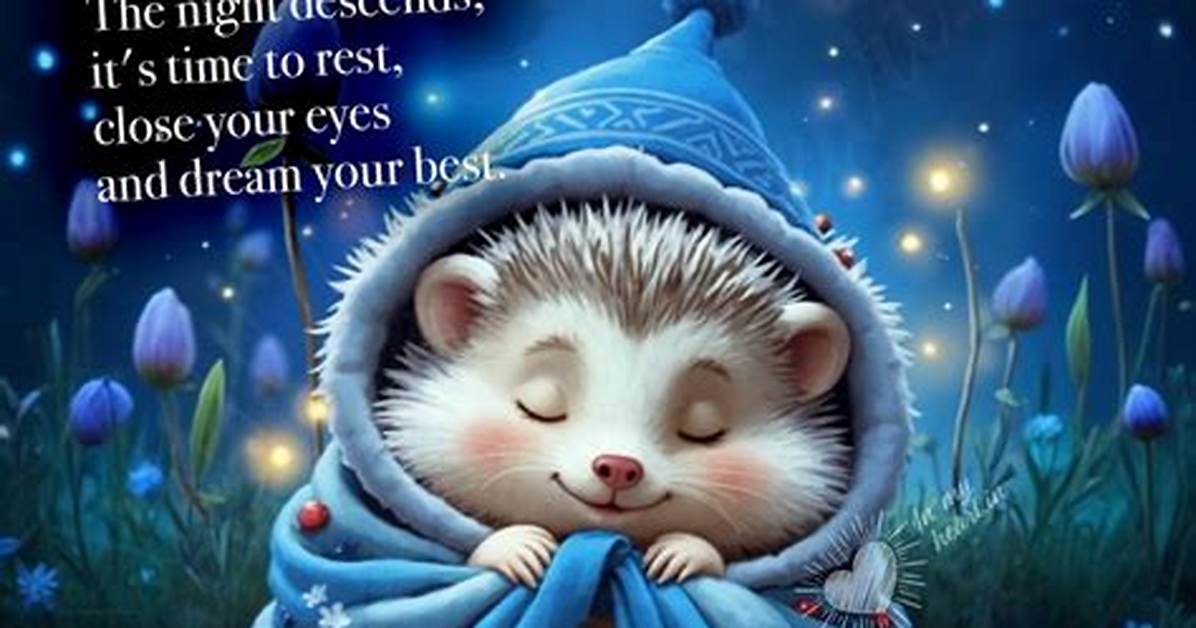 Adorable Good Night Photos to Melt Your Heart