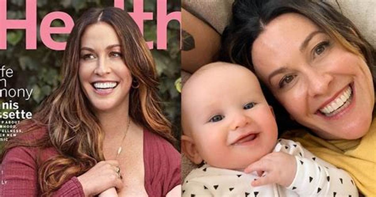 Alanis Morissette Breastfeeds Son Winter, 8 Mos. , on Cover of ‘Health’ Magazine — See Pic