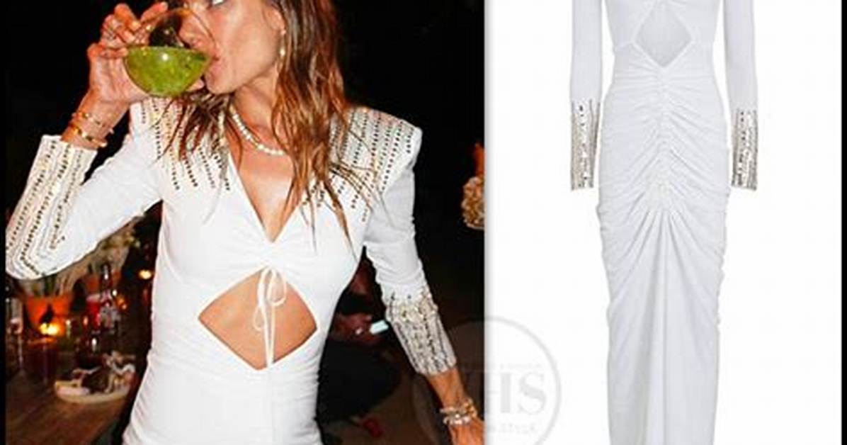 Alessandra Ambrosio Sizzles in Low-Cut White Swimsuit at Beach in Brazil: Photos