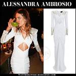 Alessandra Ambrosio Sizzles in Low-Cut White Swimsuit at Beach in Brazil: Photos