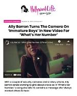 Ally Barron Turns the Camera on ‘Immature Boys’ in New Video for ‘What’s Her Number’