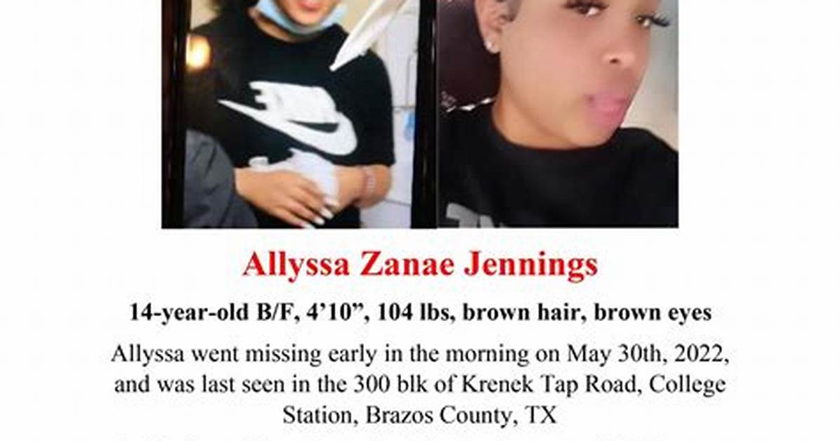 Allyssa Jennings Missing Case Comes to an End