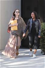 Angelina Jolie Holds Hands with Beautiful Zahara, 16, on Mother-Daughter Shopping Trip