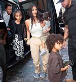 Angelina Jolie, Kim Kardashian, & More Celeb Moms out Shopping with Their Kids: See Pics