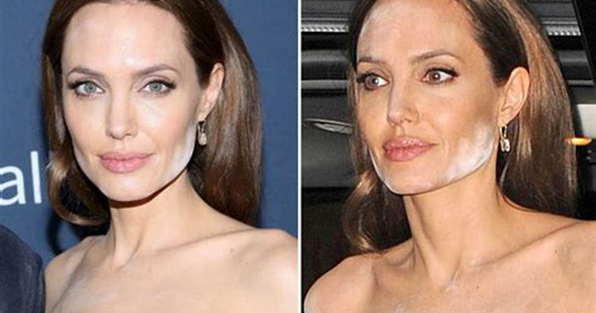 Angelina Jolie’s Powder Problem — Makeup Disaster at ‘Normal Heart’ Premiere – Hollywood Life
