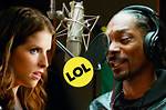Anna Kendrick Meeting Snoop Dogg on Set – Hollywood Life