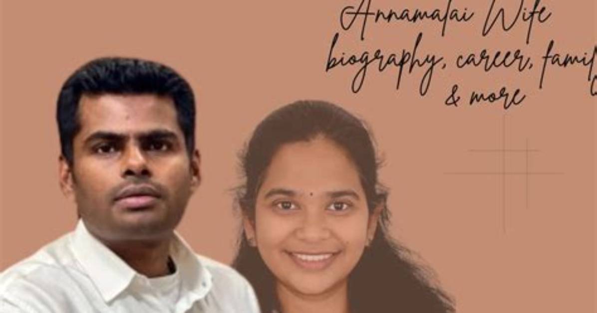 Annamalai's Wife's Career: Insights into Her Professional Journey
