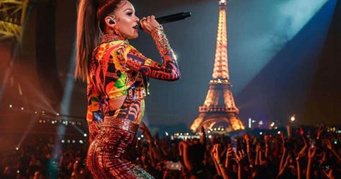 Ariana Grande’s Paris Concert — Pics