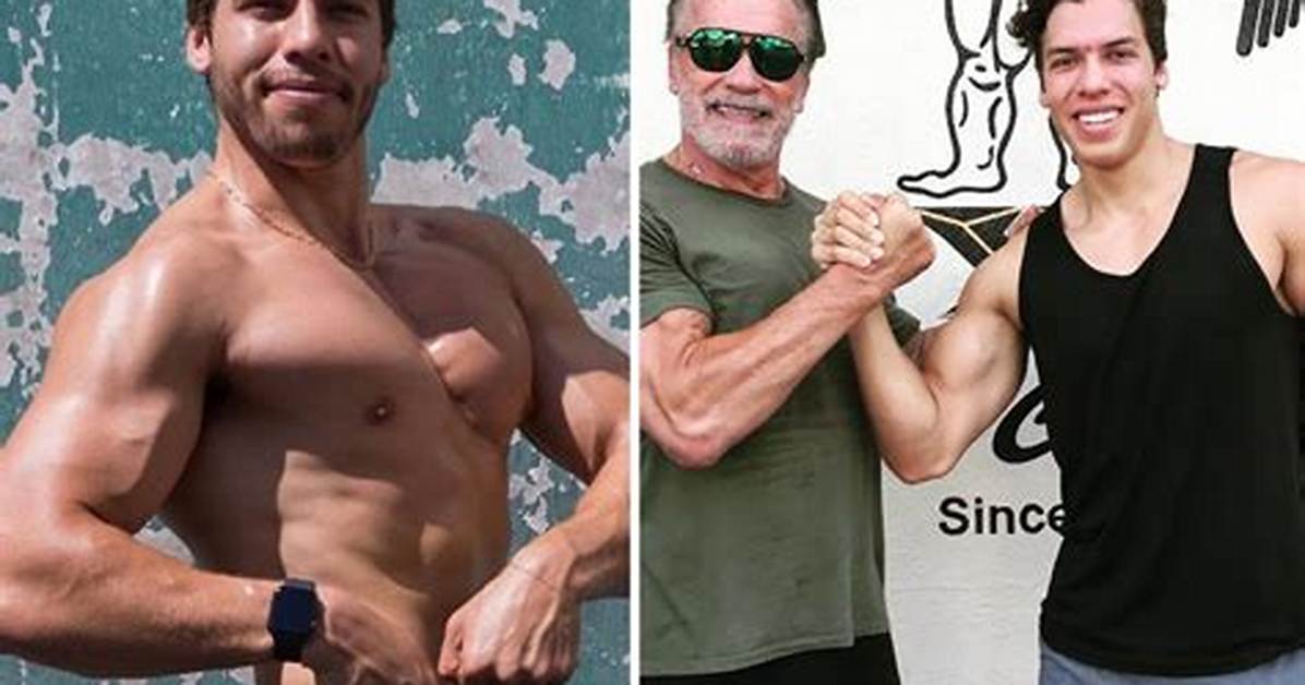 Arnold Schwarzenegger & Son Joseph Baena Look Alike in Post-Gym Selfie – Hollywood Life