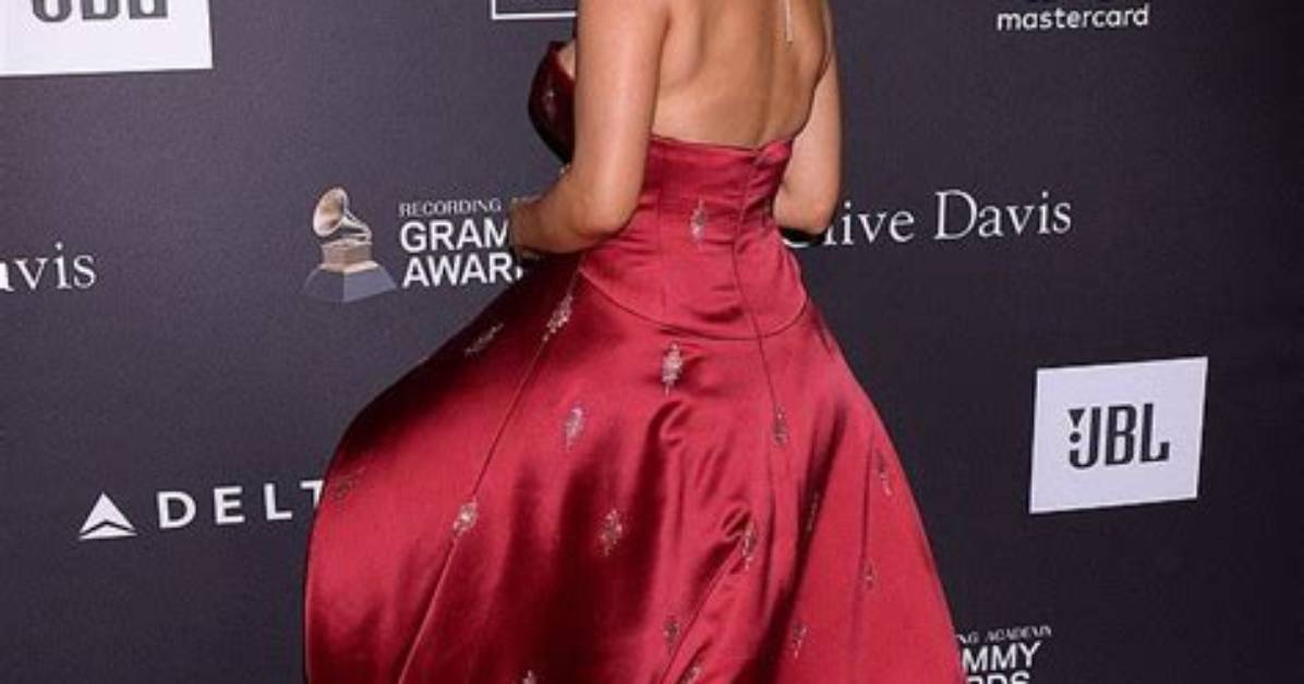 Bebe Rexha Stuns in Iridescent Cutout Gown Before Sexy Amas Performance with Doja Cat