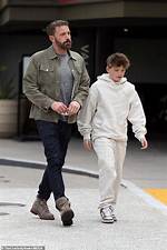 Ben Affleck Is Spotted out with Son Samuel, 10, After Italy Honeymoon with Jennifer Lopez: Photos
