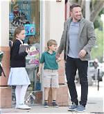 Ben Affleck Treats His Kids to Frozen Yogurt After Picking Them up from School in New Pics