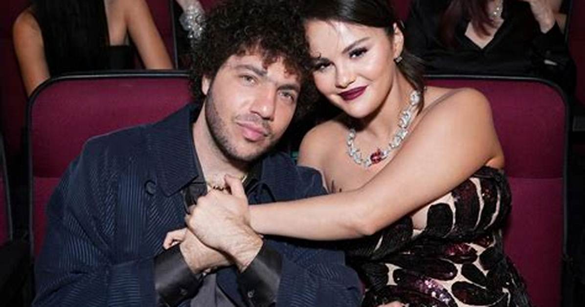 Benny Blanco Kisses Selena Gomez in Cute New Photo After Addressing Marriage Plans