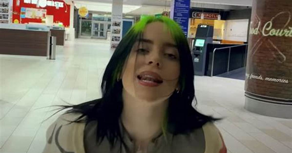 Billie Eilish Frolics Through an Empty Mall While Declaring Herself ‘The Man’ in New ‘Therefore I Am’