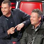 Blake Shelton Shades Adam Levine While Jokingly Inviting Him to Perform at His Wedding to Gwen Stefani