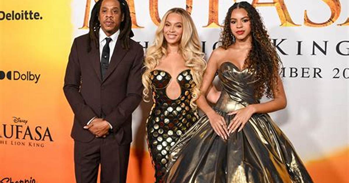 Blue Ivy, 7, Looks as Glamorous as Mom Beyonce as She Arrives to Photoshoot Set with Dad Jay Z