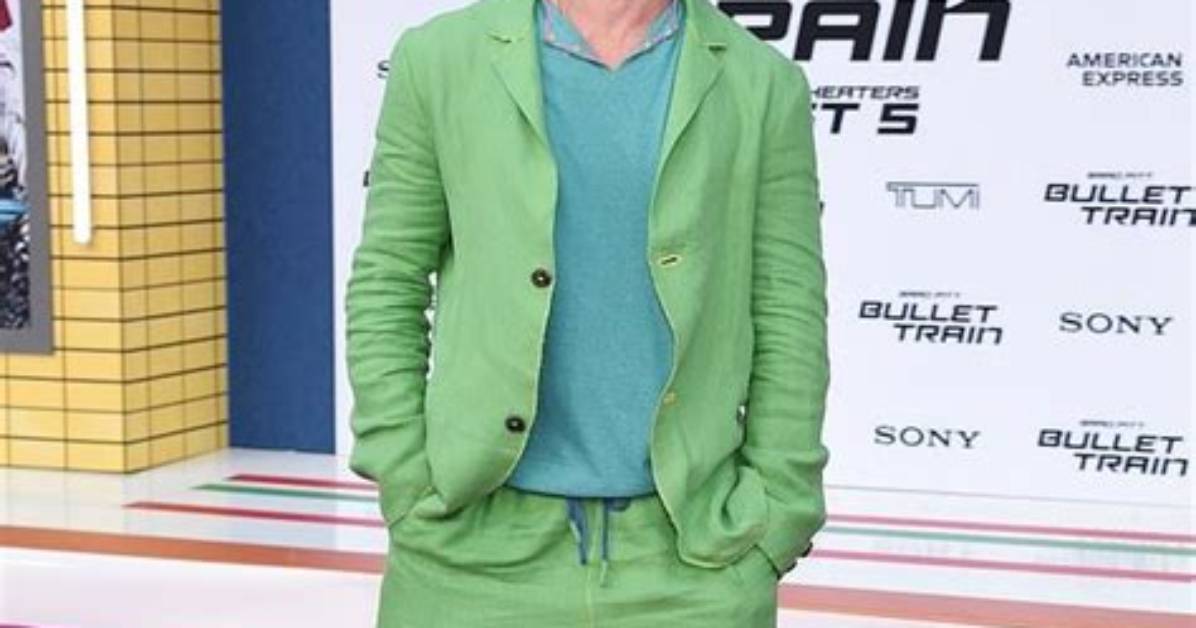 Brad Pitt Rocks Green Outfit for ‘Bullet Train’s Los Angeles Premiere – Hollywood Life