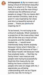 Britney Spears Reacts to ‘Fat Shaming Claims About Christina Aguilera – Hollywood Life
