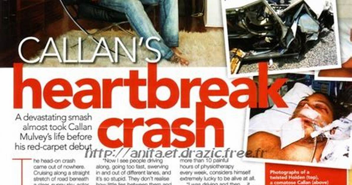 Callan Mulvey Seriously Injured in Motorcycle Accident