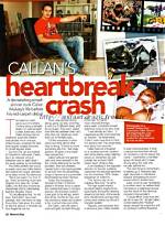 Callan Mulvey Seriously Injured in Motorcycle Accident
