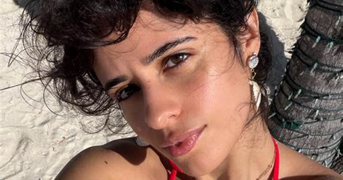 Camila Cabello Slays Patterned String Bikini in Sexy Mirror Selfie: Photo