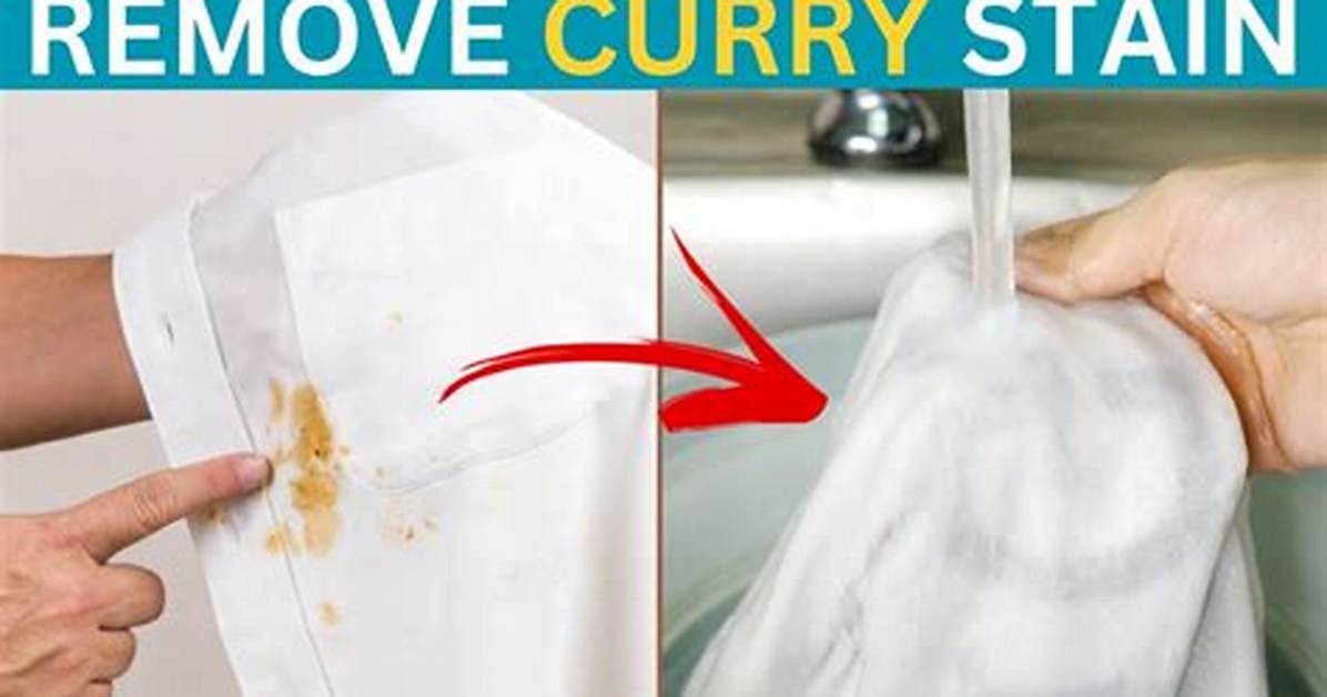 Can Curry Stains Be Removed