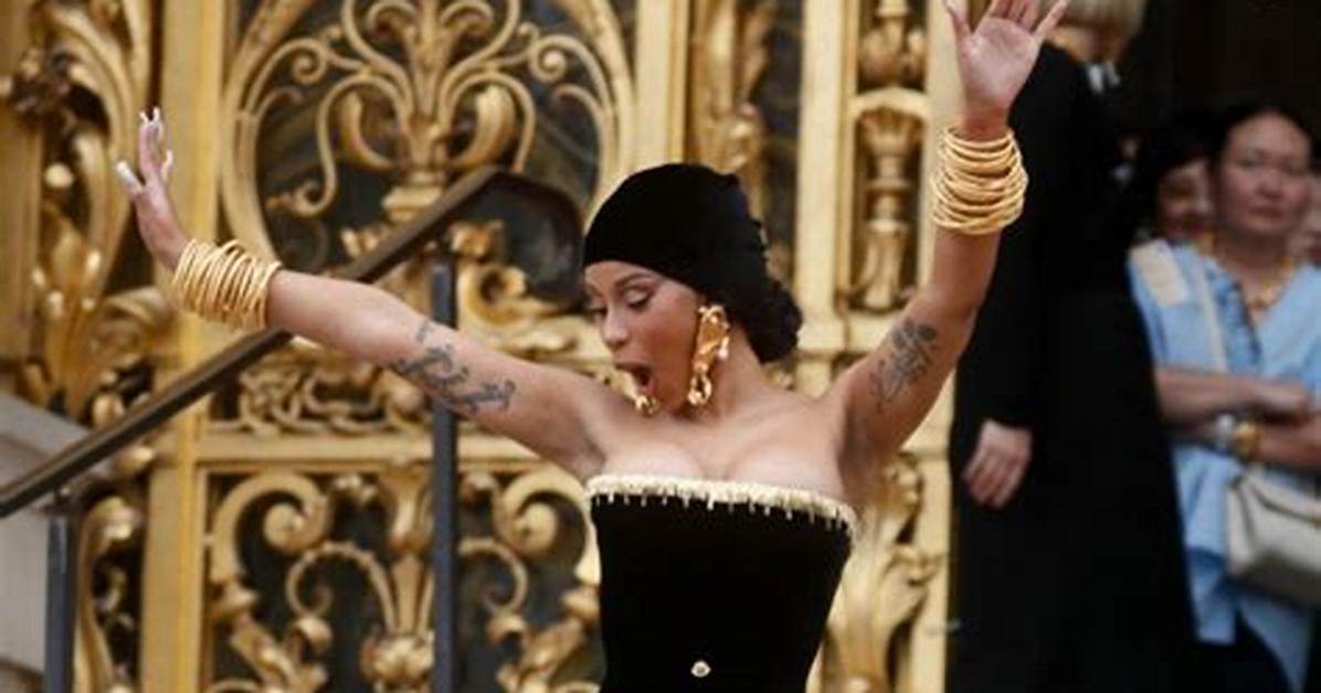 Cardi B Slays in Purple Bustier Gown Amidst Divorce Drama from Offset — Watch
