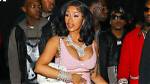 Cardi B Stuns in Pink Dress & Playboy Necklace with Offset at Party – Hollywood Life