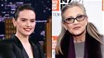 Carrie Fisher Interviews Daisy Ridley — – Hollywood Life