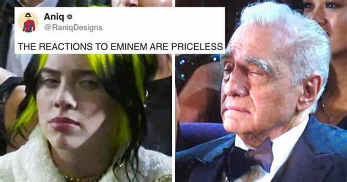 Celebrities’ Confused Reactions to Eminem’s Oscars Performance: Pics – Hollywood Life