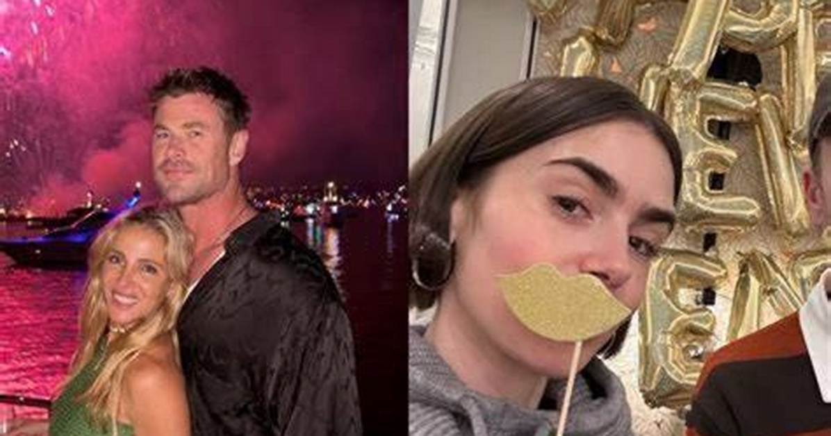 Celebs Celebrating Nye 2021 — Photos