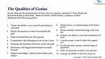 Characteristics of Genius Personality