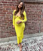 Chrissy Teigen Cradles Her Growing Baby Bump During Brunch Outing with Husband John Legend