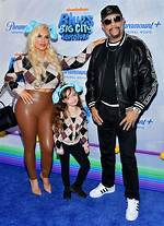Coco Austin & Daughter Chanel, 6, Twin in Animal Print Bathing Suits: Photo