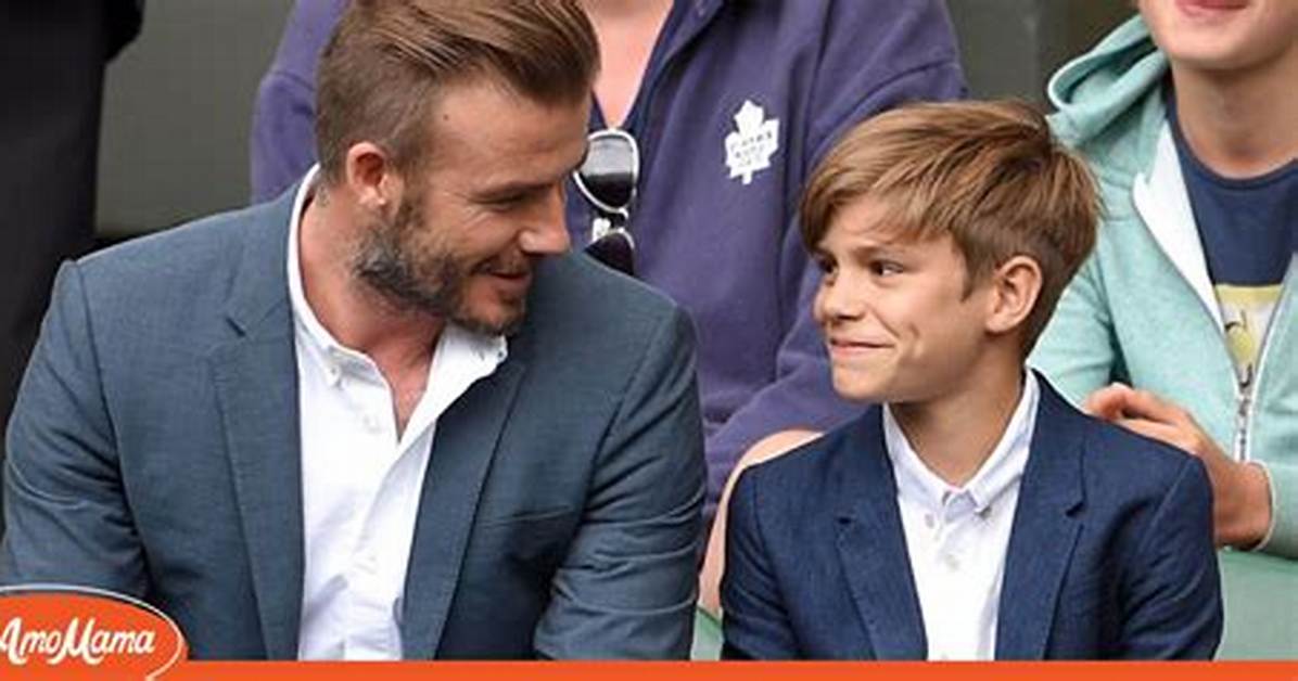 David Beckham’s Look-Alike Son Romeo, 17, Is as Tall as His Dad as Both Do a Shirtless Workout — Video