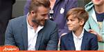 David Beckham’s Look-Alike Son Romeo, 17, Is as Tall as His Dad as Both Do a Shirtless Workout — Video