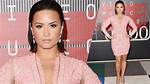 Demi Lovato Sizzles in Sexy Curve-Hugging Black Gown at the Amas