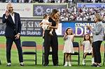 Derek Jeter Gives Rare Look at Kids Bella, 2, & Story, 11 Mos. , to Celebrate Hall of Fame Announcement