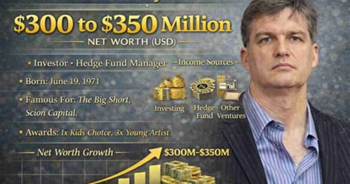 Discover Michael Burry's Staggering Net Worth in 2023