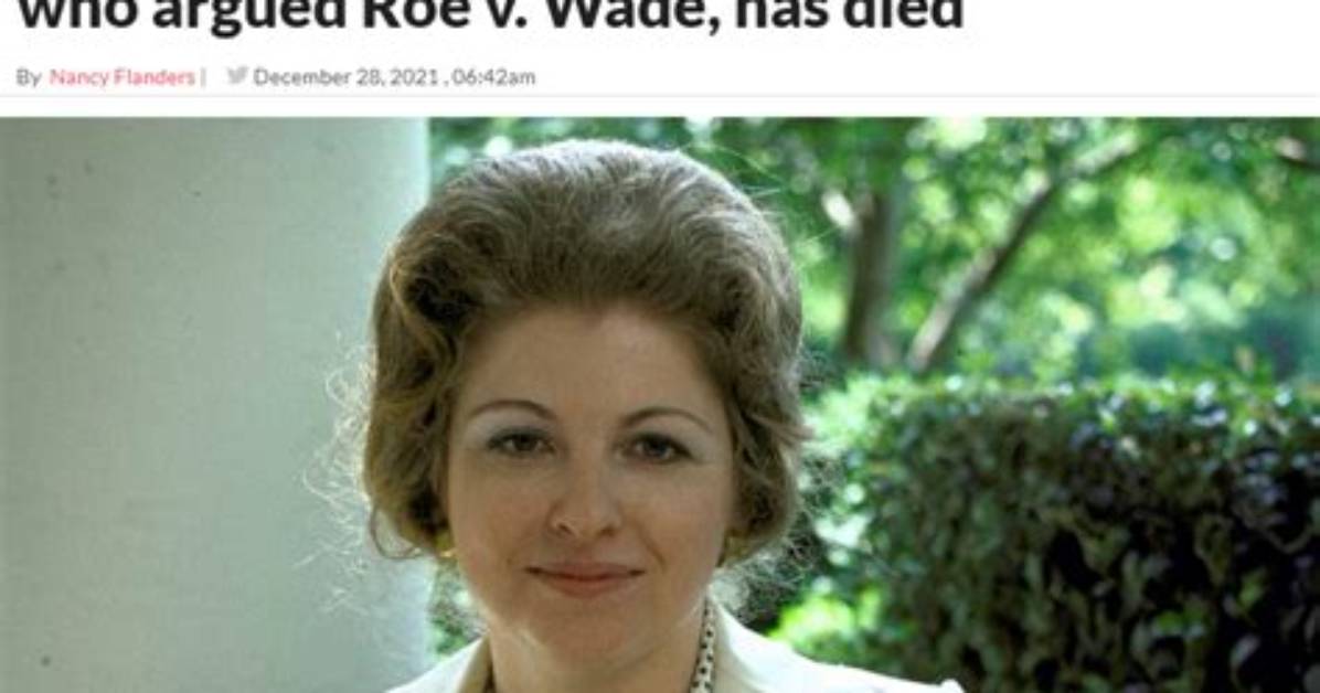 Does Sarah Weddington Have Children? Attorney Who Won Roe v Wade Abortion Case Dead at 76
