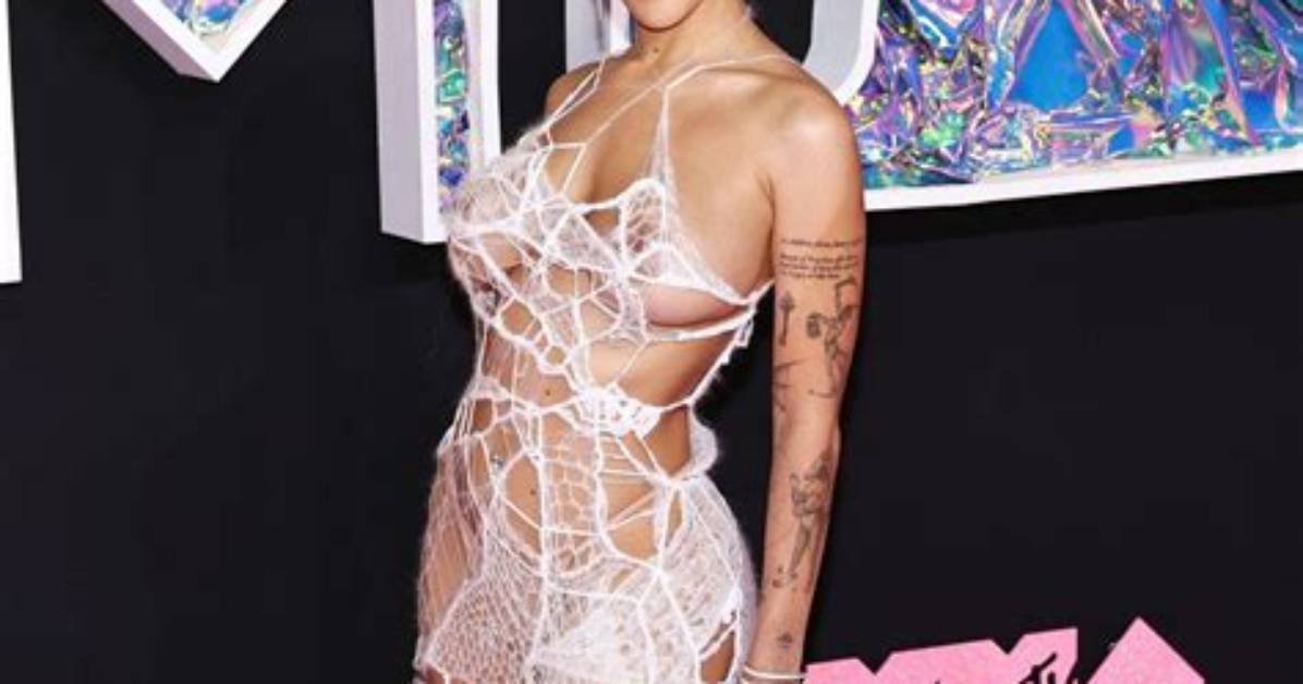 Doja Cat Rocks Spider Web Dress at the 2023 Mtv Vmas: Photos – Hollywood Life