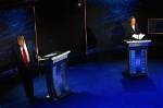 Donald Trump Lurking at 2Nd Presidential Debate — See Pics