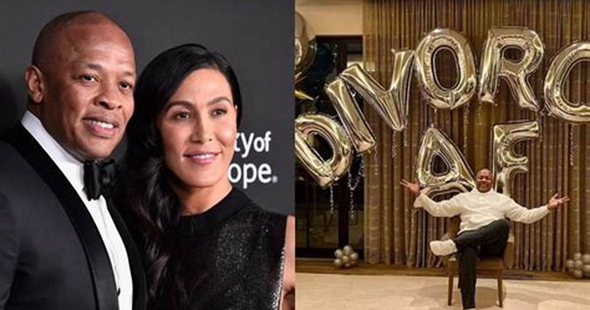 Dr. Dre Poses with ‘Divorced’ Balloons After Nicole Young Legal Battle – Hollywood Life