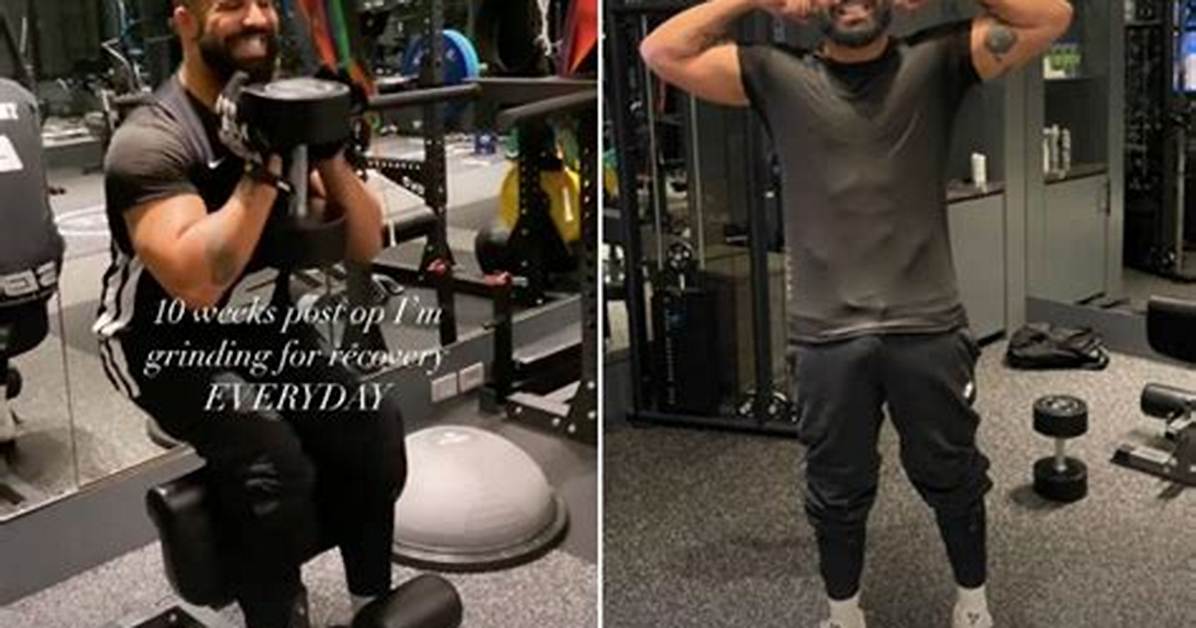 Drake Looks Incredibly Fit as He Flexes His Biceps During Late-Night Workout — See Pic & Video