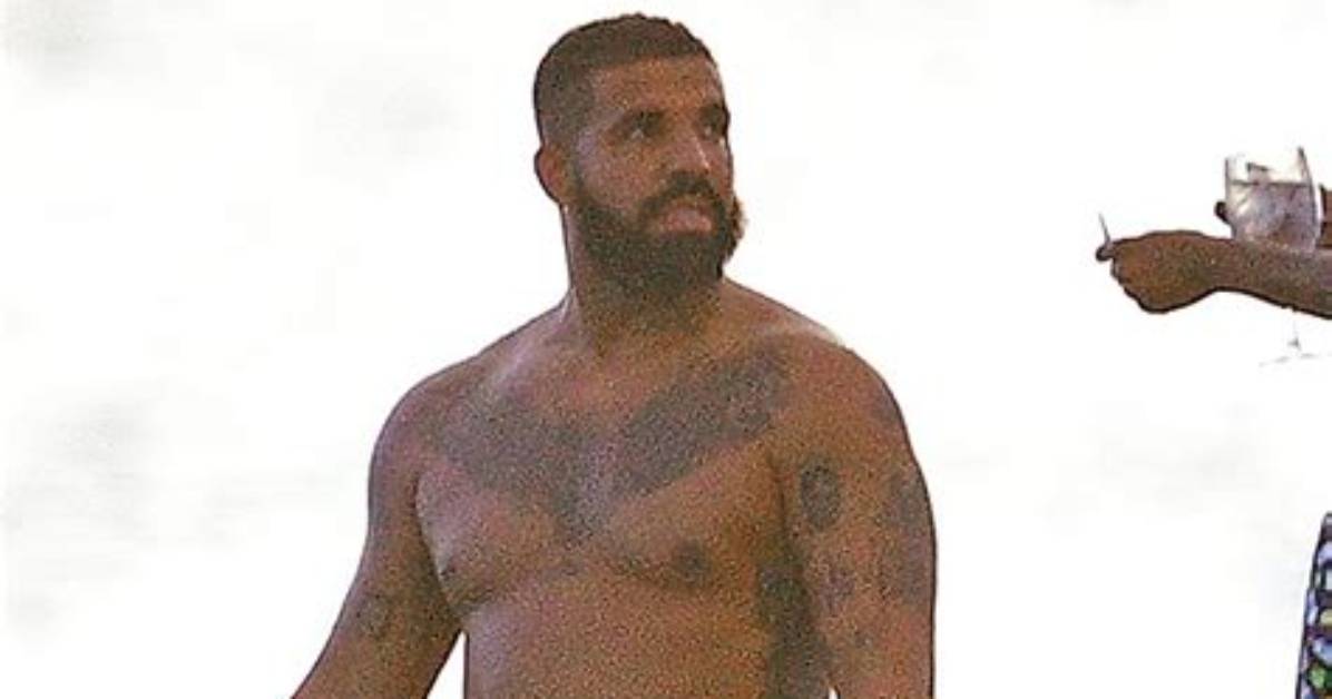 Drake Shows off His Buff Chest on the Beach & Fans Drool over His Dad Bod: ‘My Goodness’